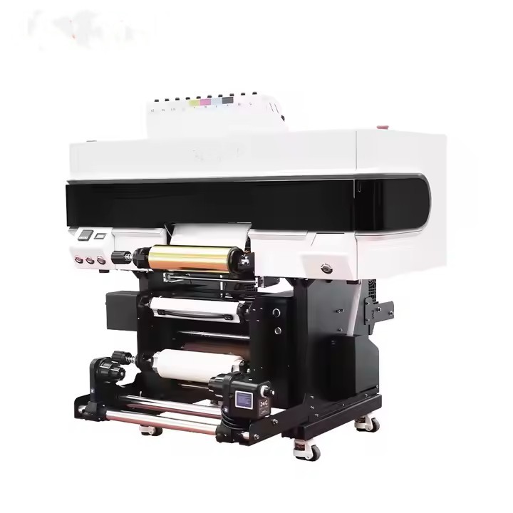 Roll to Roll UV Printer 30CM UV DTF Printer with 4 Heads F1080A1